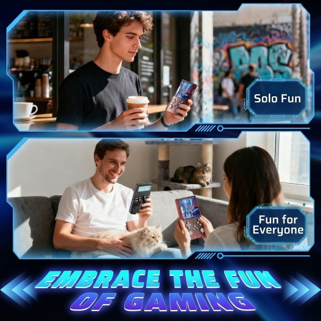 R40 MAX Retro Handheld Game Console