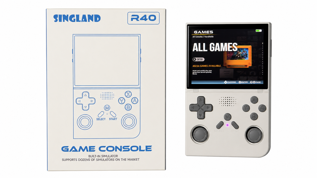 R40 MAX Retro Handheld Game Console
